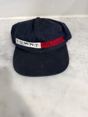 Vintage Tommy Hilfiger Flag Spellout Hat